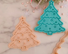 Load image into Gallery viewer, Christmas Tree Fondant Stamp & Cookie Cutter