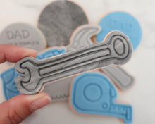 Load image into Gallery viewer, Construction Wrench Fondant Cookie Stamp / Cutter - Made in the UK with Love from House of Toot Sweet - Just £6.50! Shop now at House of Toot Sweet