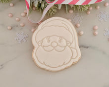 Load image into Gallery viewer, Santa Face Christmas Fondant Stamp & Cookie Cutter