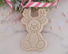 Load image into Gallery viewer, Reindeer Teddy Fondant Stamp & Cookie Cutter