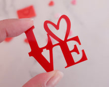 Load image into Gallery viewer, Love - Cupcake Toppers/ Charms - Made in the UK with Love  from House of Toot Sweet - Just £1.10! Shop now at House of Toot Sweet
