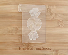 Load image into Gallery viewer, Peppermint Candy Swirl Fondant Embosser and Cutter