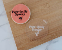 Load image into Gallery viewer, Purrfectly Spooky Cookie & Cupcake Embosser - Made in the UK with Love from House of Toot Sweet - Just £6.50! Shop now at House of Toot Sweet