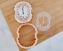 Load image into Gallery viewer, Decorative Clock Cookie Cutter / Embosser - Made in the UK with Love from House of Toot Sweet - Just £6.50! Shop now at House of Toot Sweet