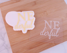 Load image into Gallery viewer, 'Mix and Match' - Blank Onederful Fondant Cookie Embosser & Cutter - Made in the UK with Love from House of Toot Sweet - Just £6! Shop now at House of Toot Sweet