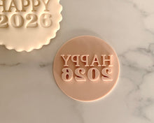 Load image into Gallery viewer, Happy 2026 Fondant Stamp