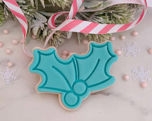 Load image into Gallery viewer, Holly Fondant Stamp & Cookie Cutter