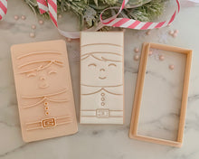 Load image into Gallery viewer, Santa & Friends Fondant Stamp & Cookie Cutter