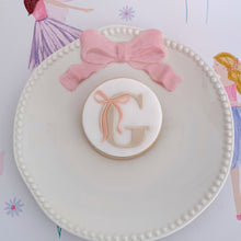 Load image into Gallery viewer, Alphabet A-Z with Bow Fondant Cookie Embosser