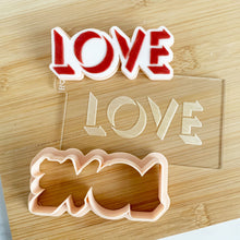 Load image into Gallery viewer, Love Fondant Embosser & Cutter