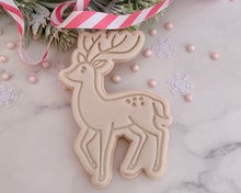 Load image into Gallery viewer, Reindeer Fondant Stamp & Cookie Cutter