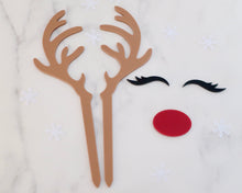 Load image into Gallery viewer, Rudolph Reindeer Antler Set Cake Topper - Made in the UK with Love from House of Toot Sweet - Just £10! Shop now at House of Toot Sweet