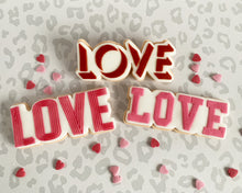 Load image into Gallery viewer, Love Fondant Embosser & Cutter