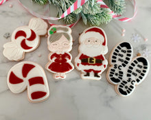 Load image into Gallery viewer, Christmas Candy Cane Fondant Embosser and Cutter