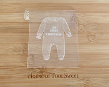 Load image into Gallery viewer, First Christmas Onesie Fondant Embosser and Cutter