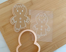 Load image into Gallery viewer, Oh Snap Gingerbread Cookie Cutter/ Embosser