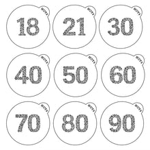 Load image into Gallery viewer, Birthday Age Number Milestone Fondant Cookie Embosser