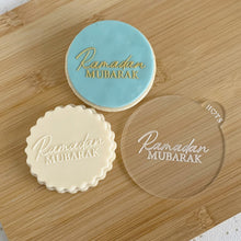 Load image into Gallery viewer, Ramadan Mubarak Fondant Cookie Embosser