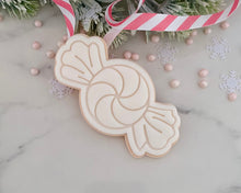Load image into Gallery viewer, Peppermint Candy Swirl Christmas Fondant Stamp & Cookie Cutter