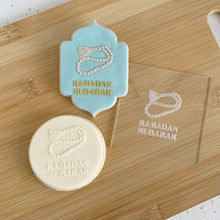 Load image into Gallery viewer, Ramadan Mubarak Fondant Cookie Embosser/ Cutter