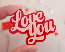 Load image into Gallery viewer, Love You Cupcake Toppers/ Charms - Made in the UK with Love  from House of Toot Sweet - Just £3! Shop now at House of Toot Sweet