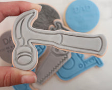 Load image into Gallery viewer, Construction Hammer Fondant Cookie Stamp / Cutter - Made in the UK with Love from House of Toot Sweet - Just £6.50! Shop now at House of Toot Sweet