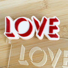 Load image into Gallery viewer, Love Fondant Embosser & Cutter