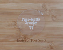 Load image into Gallery viewer, Purrfectly Spooky Cookie & Cupcake Embosser - Made in the UK with Love from House of Toot Sweet - Just £6.50! Shop now at House of Toot Sweet