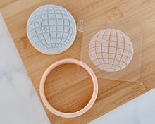 Load image into Gallery viewer, Disco Ball Cookie Cutter / Embosser - Made in the UK with Love from House of Toot Sweet - Just £6! Shop now at House of Toot Sweet