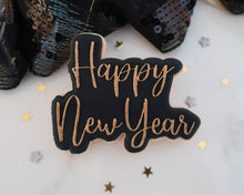 Load image into Gallery viewer, Happy New Year Cookie Cutter / Embosser - Made in the UK with Love from House of Toot Sweet - Just £6! Shop now at House of Toot Sweet