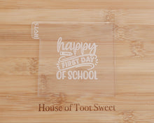 Load image into Gallery viewer, Happy First Day of School Embosser - Made in the UK with Love from House of Toot Sweet - Just £6.50! Shop now at House of Toot Sweet
