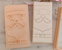 Load image into Gallery viewer, Santa & Friends Fondant Stamp & Cookie Cutter