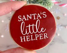 Load image into Gallery viewer, Santas Little Helper Fondant Embosser