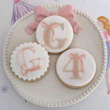 Load image into Gallery viewer, Number with Bow Fondant Cookie Embosser