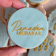 Load image into Gallery viewer, Ramadan Mubarak Fondant Cookie Embosser