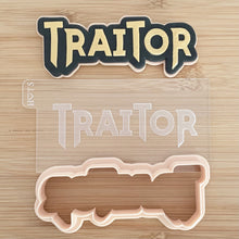 Load image into Gallery viewer, Traitors/ Faithfuls Fondant Embosser/ Cutter