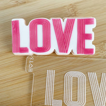 Load image into Gallery viewer, Love Fondant Embosser & Cutter