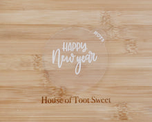 Load image into Gallery viewer, Happy New Year Fondant Cookie Embosser - Made in the UK with Love from House of Toot Sweet - Just £6.50! Shop now at House of Toot Sweet