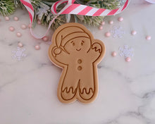 Load image into Gallery viewer, Gingerbread Man Christmas Fondant Stamp & Cookie Cutter