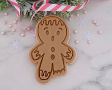 Load image into Gallery viewer, Oh Snap Gingerbread Man Fondant Stamp & Cookie Cutter