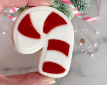 Load image into Gallery viewer, Christmas Candy Cane Fondant Embosser and Cutter