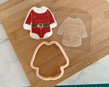 Load image into Gallery viewer, Santa Baby Onesie Fondant Embosser and Cutter