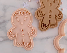 Load image into Gallery viewer, Oh Snap Gingerbread Man Fondant Stamp & Cookie Cutter