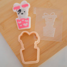 Load image into Gallery viewer, Valentines Dogs Fondant Embosser/ Cutter