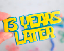 Load image into Gallery viewer, Spongebob Inspired Personalised Name & Age Cake Topper