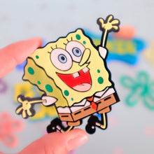 Load image into Gallery viewer, Spongebob/ Patrick Star Inspired Acrylic Cake Charm