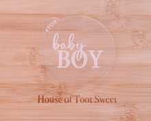 Load image into Gallery viewer, Baby Boy Fondant Cookie Embosser - Made in the UK with Love from House of Toot Sweet - Just £6.50! Shop now at House of Toot Sweet