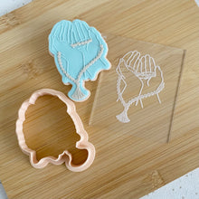 Load image into Gallery viewer, Praying Hands, Dua Fondant Cookie Embosser/ Cutter