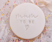 Load image into Gallery viewer, Mum To Be Fondant Cookie Stamp - Made in the UK with Love from House of Toot Sweet - Just £5! Shop now at House of Toot Sweet