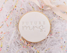 Load image into Gallery viewer, Future Mrs Fondant Cookie Stamp - Made in the UK with Love from House of Toot Sweet - Just £5! Shop now at House of Toot Sweet